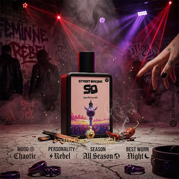 BERLIN BASH Street Origins by Fragrance World Eau de Parfum 75 ml - Image 3