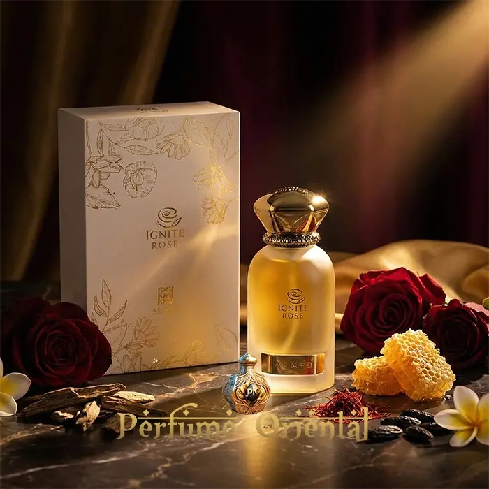 IGNITE ROSE – AHMED AL MAGHRIBI EAU DE PARFUM 60ML - Image 2