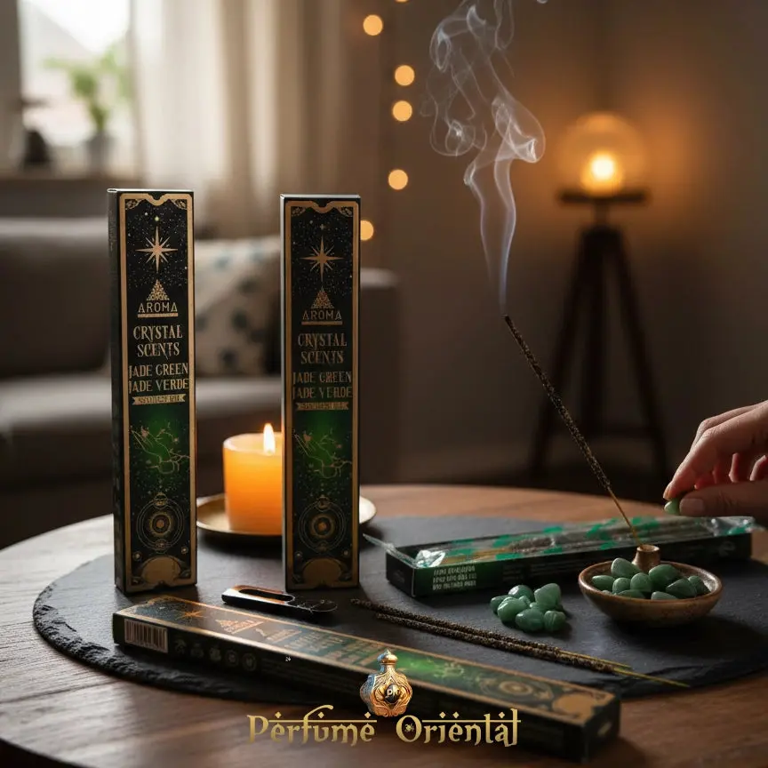 Incienso Aroma Crystal Jade Verde