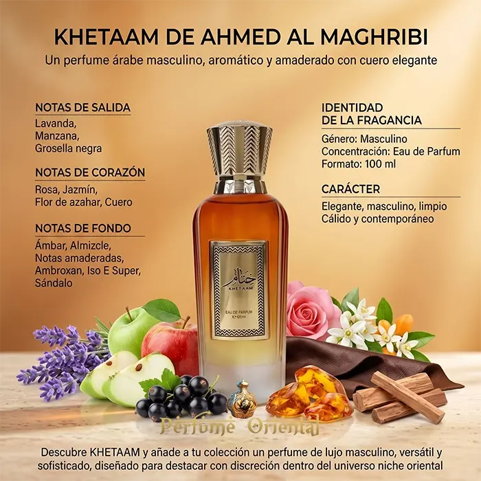 Perfume KHETAAM - AHMED AL MAGHRIBI para Hombre - Image 3