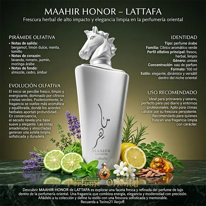 MAAHIR HONOR – Perfume edp 100ml -Lattafa - Image 3