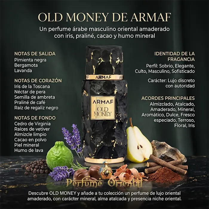 Perfume OLD MONEY edp 100ml- ARMAF para Hombre - Image 3