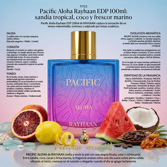 Pacific Aloha Rayhaan EDP 100ml - Image 3