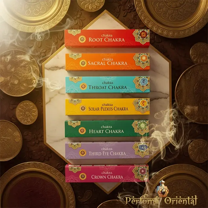 Pack de Incienso 7 Chakras de Karnataka Fragrance