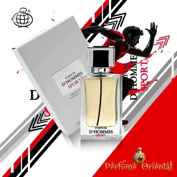Parfum D'HOMMES SPORT Fragrance World EDP 100ml Masculino