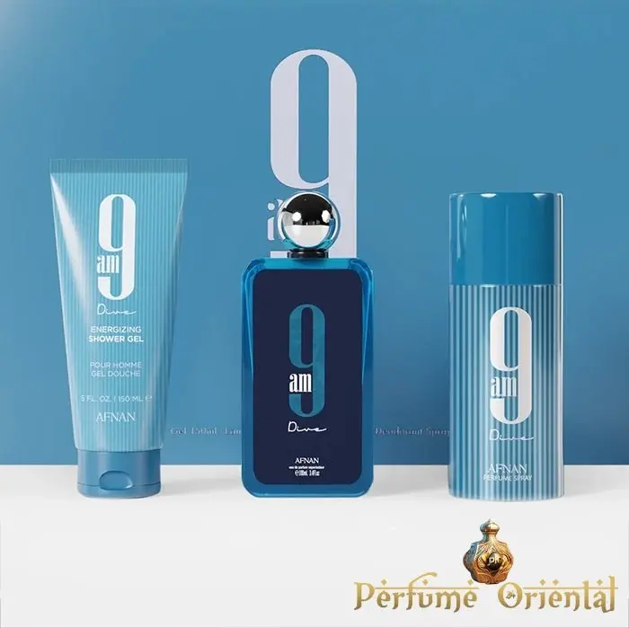 Perfume 9 AM DIVE Gift Set-AFNAN 3pc Set