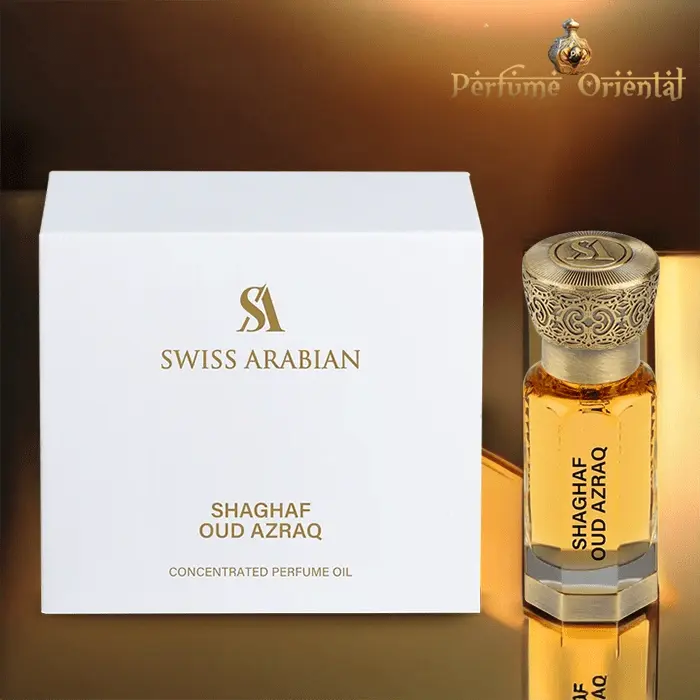 Perfume Concentrado SHAGHAF OUD AZRAQ-12ml-Swiss Arabian - Image 2