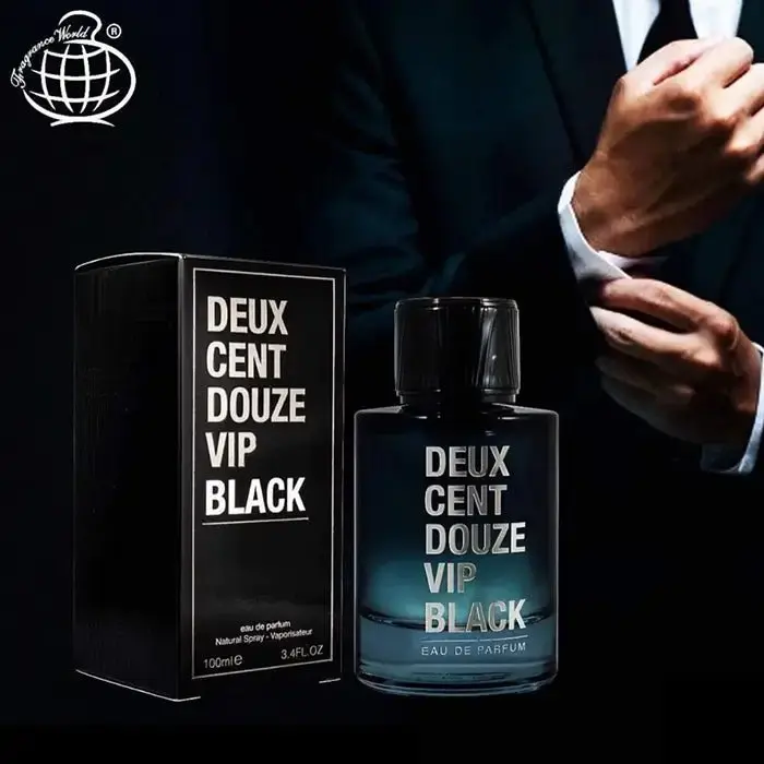 Perfume DEUX CENT DOUZE VIP BLACK-Fagrance World EDP para Hombre