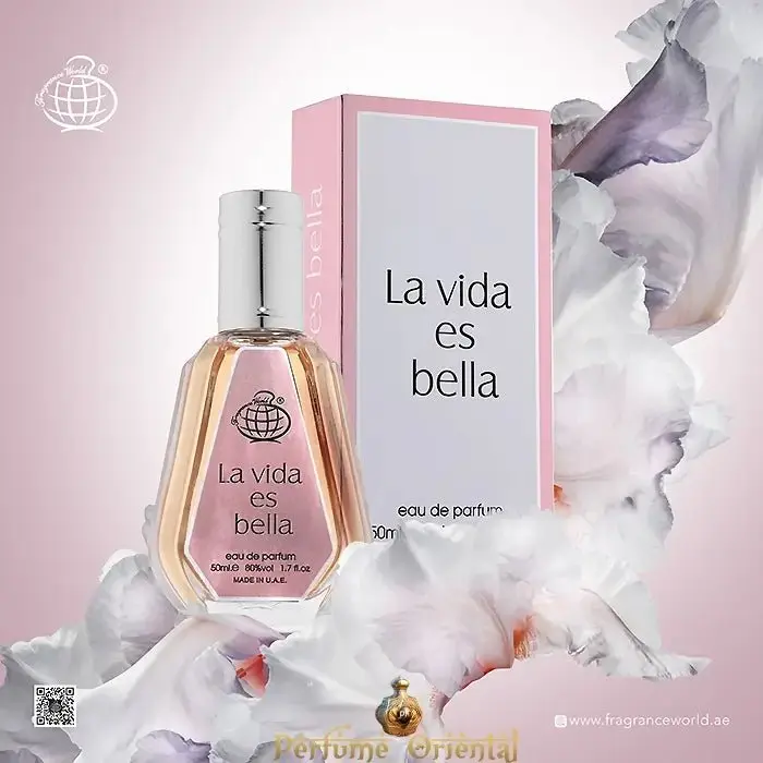 Perfume LA VIDA ES BELLA -50ml-Fragrance World para Mujer