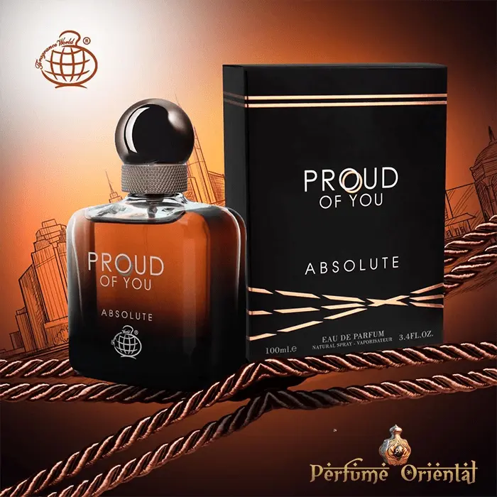 Perfume PROUD OF YOU ABSOLUTE-Fragrance World 100ml EDP Masculino