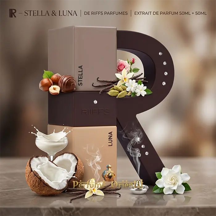 Perfume R – STELLA & LUNA- RIFFS -EXTRAIT DE PARFUM 50ML + 50ML