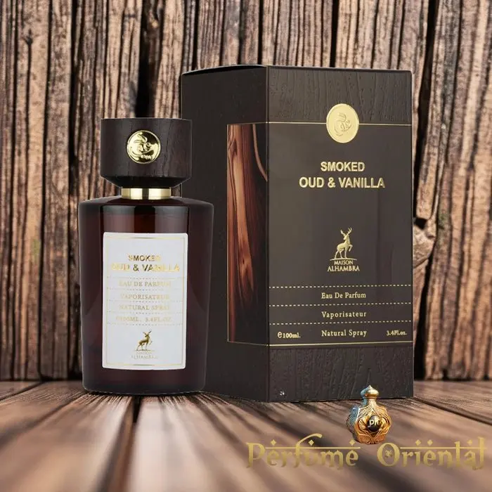 Perfume SMOKED OUD & VANILLA-Maison Alhambra 100ml - Image 2