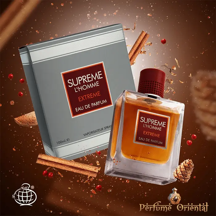 Perfume SUPREME L´HOMME EXTREME Fragrance World EDP 100ml para Hombre