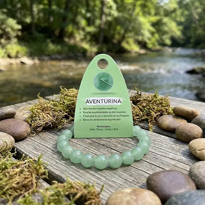 Pulsera de Aventurina – Armonía, Protección Suave y Bienestar Interior - Image 2
