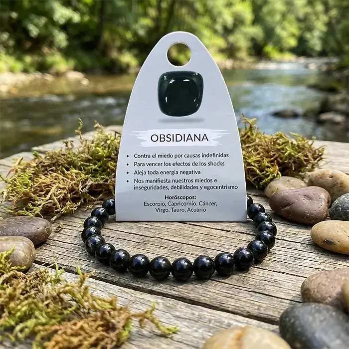 Pulsera Obsidiana Dorada – Protección y Fortaleza Interior