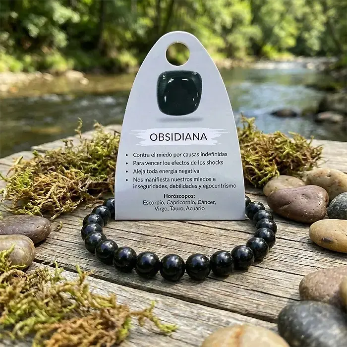 Pulsera Obsidiana Dorada – Protección y Fortaleza Interior - Image 2