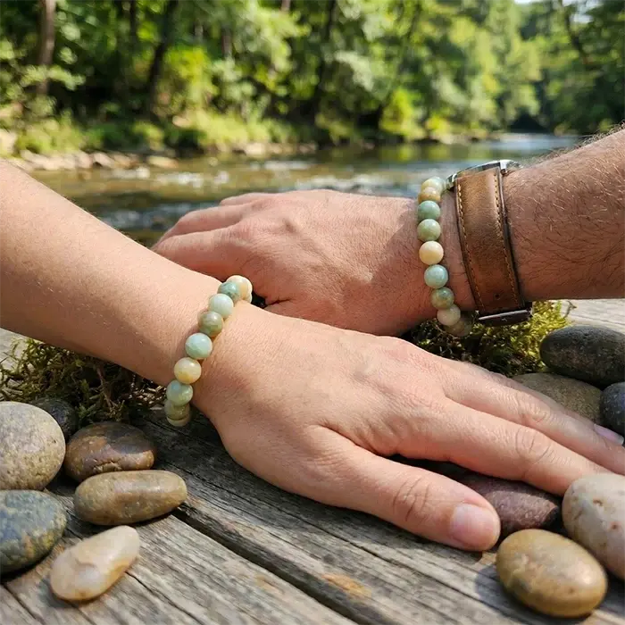 Pulsera Piedra Natural Amazonita - Image 3