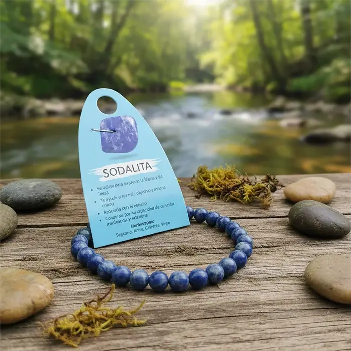 Pulsera Piedra Natural Sodalita – Claridad - Image 2