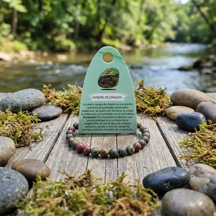 Pulsera Sangre de Dragón Energética – Fuerza y Protección