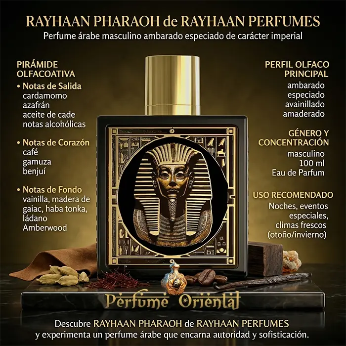 RAYHAAN PHARAOH de RAYHAAN PERFUMES edp 100ml - Image 3