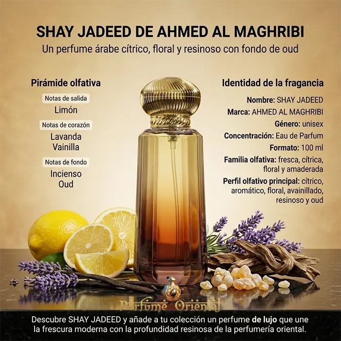 Perfume SHAY JADEED - 100ml edp- AHMED AL MAGHRIBI Unisex - Image 3