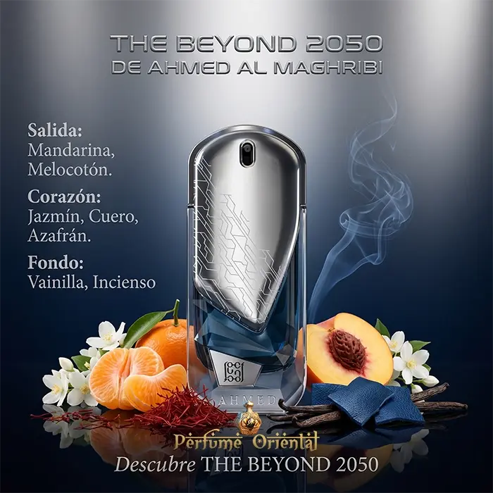 Perfume THE BEYOND 2050 - AHMED AL MAGHRIBI-Unisex 75ml - Image 3