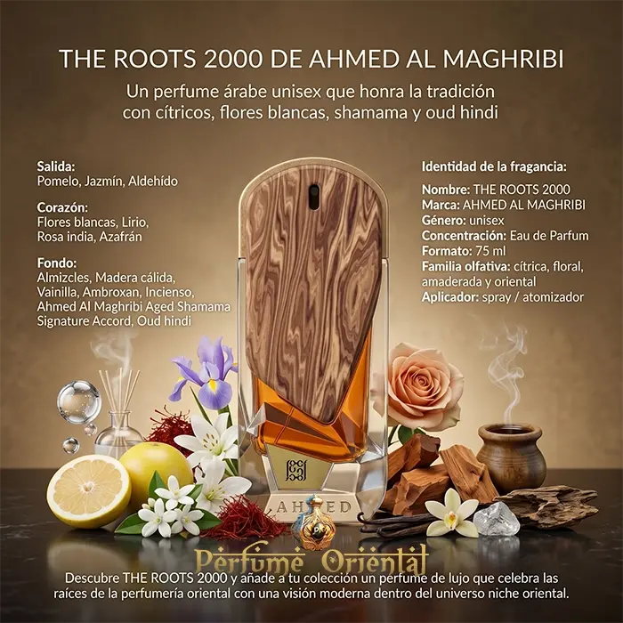 Perfume THE ROOTS 2000 - AHMED AL MAGHRIBI 75ml Unisex - Image 3