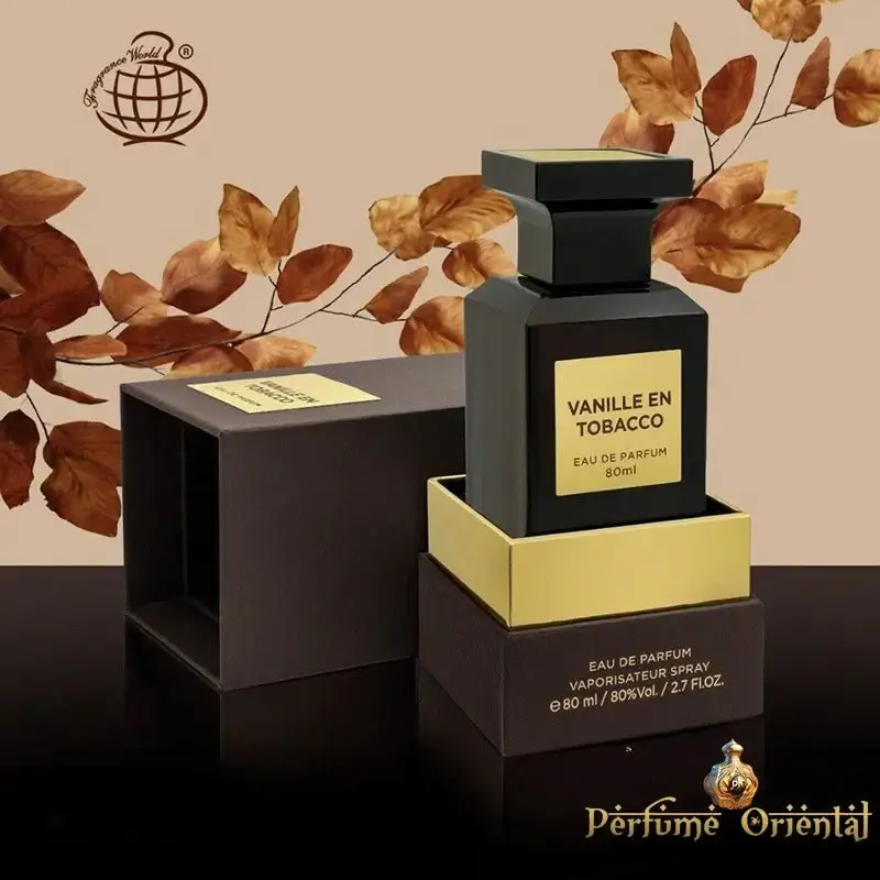 Vanille en Tobacco 80ml Fragrance World Para Hombre