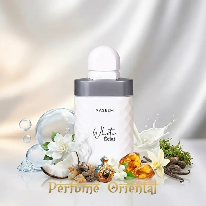 WHITE ECLAT–NASEEM Eclat Collection EDP 100ml | Perfume Árabe Unisex Sin Alcohol